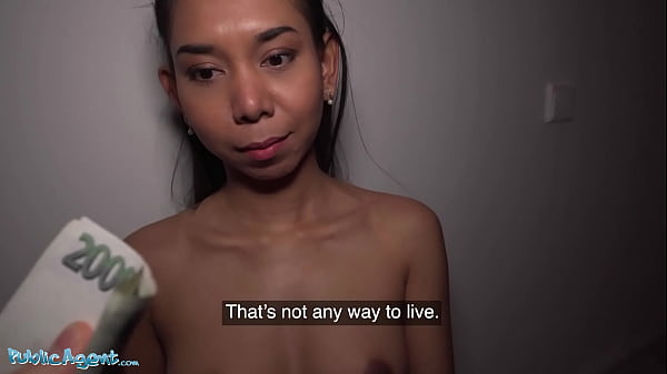 Public Agent – Asian babysitter fucked in public by a big cock in POV for extra pocket money