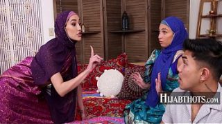 Arab MILF Teaches Fam Tantric Sex  – Chloe Amour, Mira Luv, Arin Jones