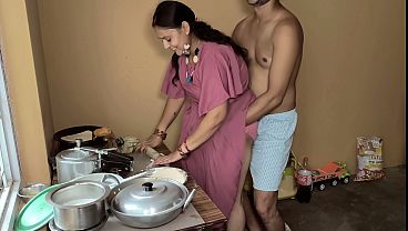 hot lady sucking dick moaning loudly fuck in kitchen too much hard